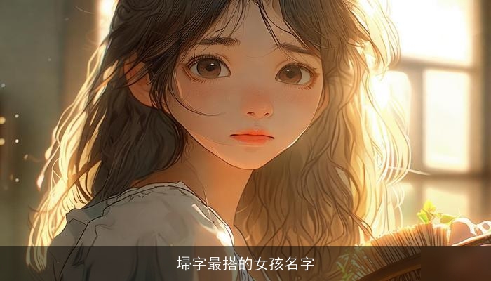 埽字最搭的女孩名字