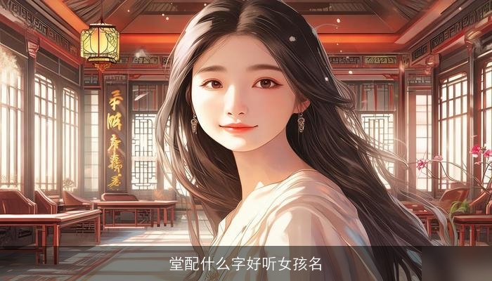 堂配什么字好听女孩名