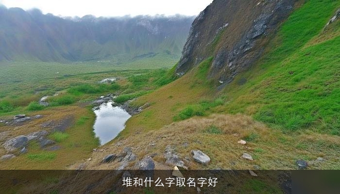 堆和什么字取名字好