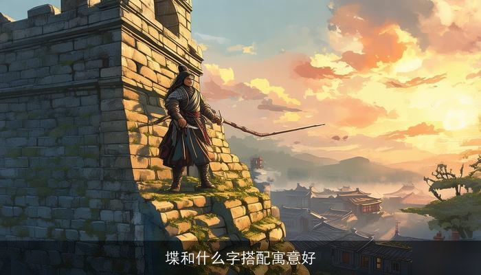 堞和什么字搭配寓意好
