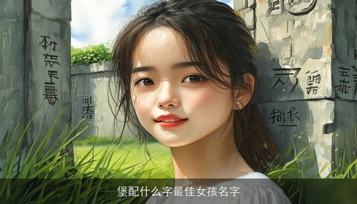 堡配什么字最佳女孩名字