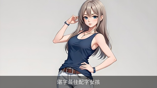 堪字最佳配字女孩