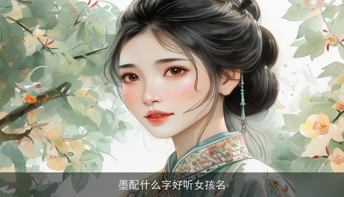 墨配什么字好听女孩名