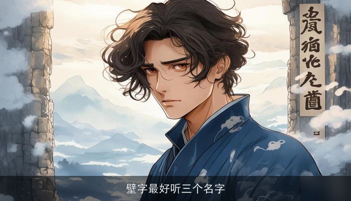 壁字最好听三个名字