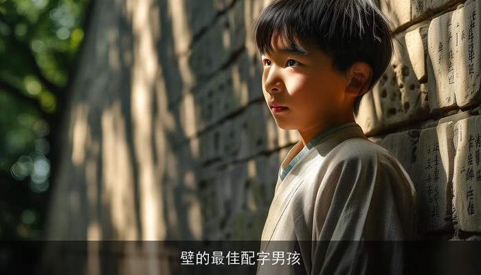 壁的最佳配字男孩
