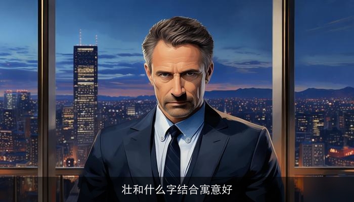 壮和什么字结合寓意好