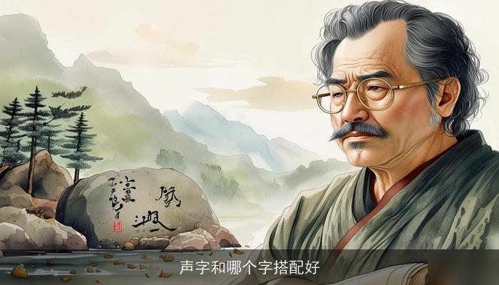声字和哪个字搭配好