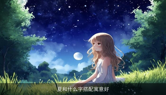 夏和什么字搭配寓意好