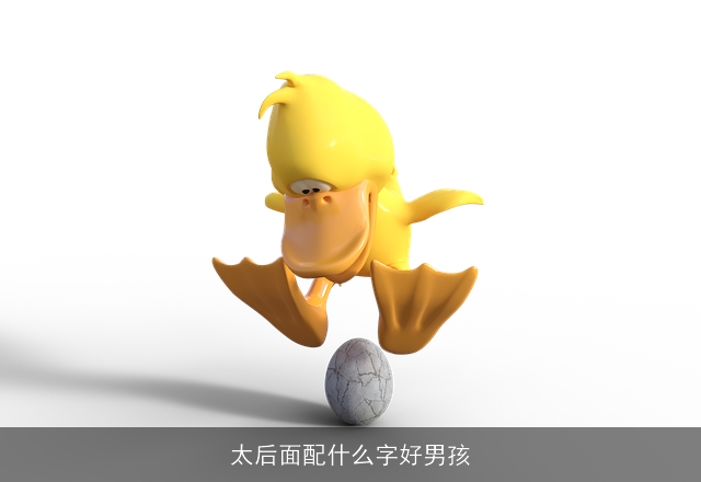 太后面配什么字好男孩
