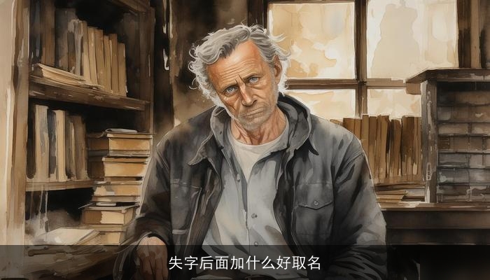 失字后面加什么好取名