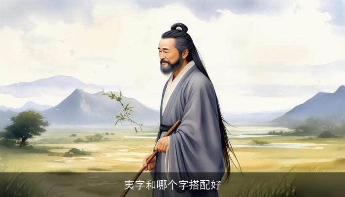 夷字和哪个字搭配好