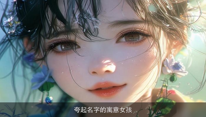 夸起名字的寓意女孩