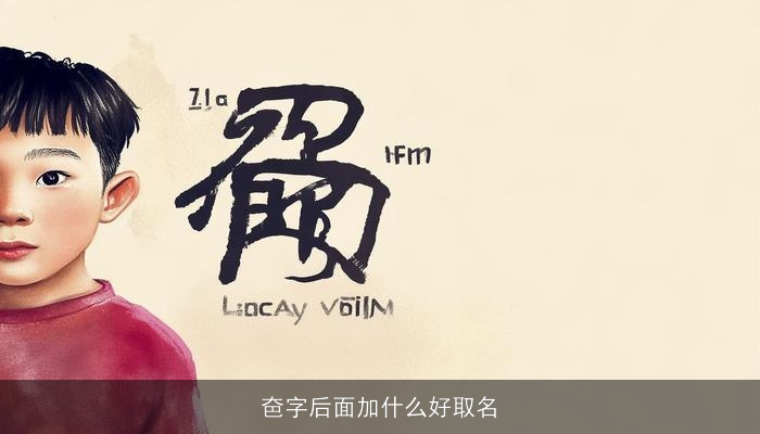 夿字后面加什么好取名