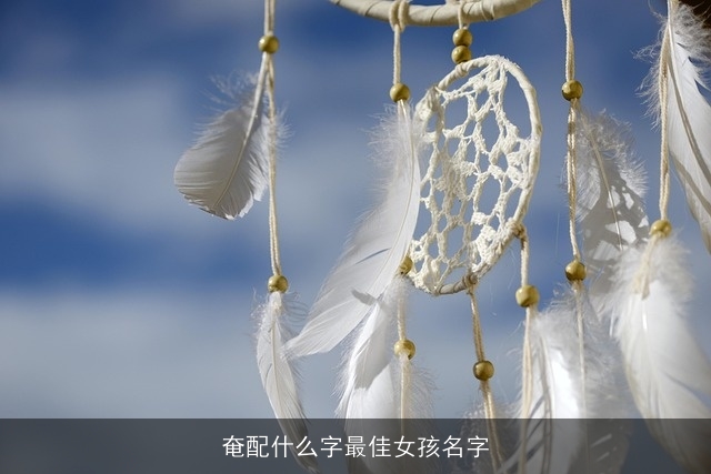 奄配什么字最佳女孩名字