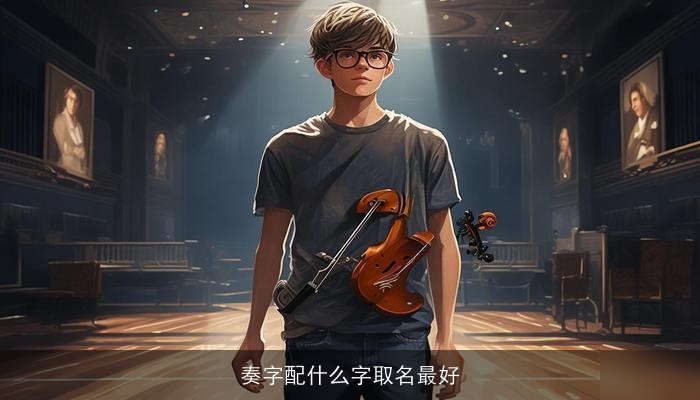 奏字配什么字取名最好