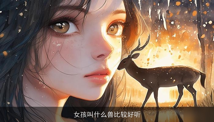 女孩叫什么兽比较好听