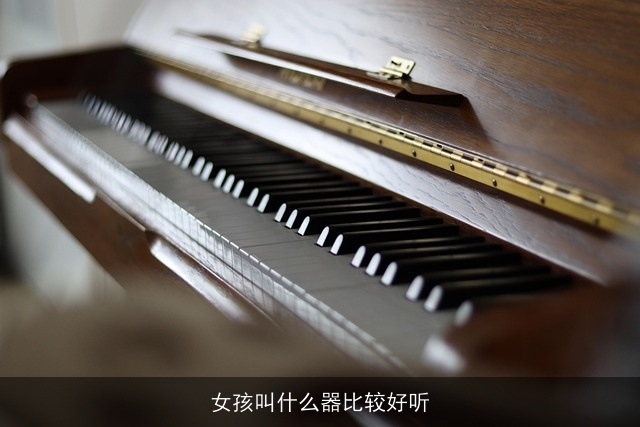 女孩叫什么器比较好听
