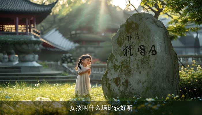 女孩叫什么场比较好听
