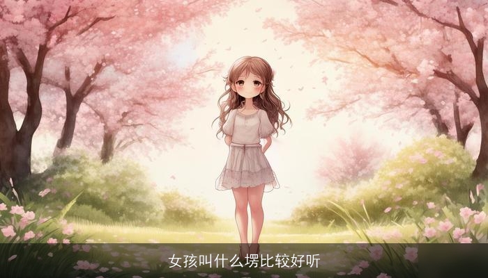 女孩叫什么塄比较好听