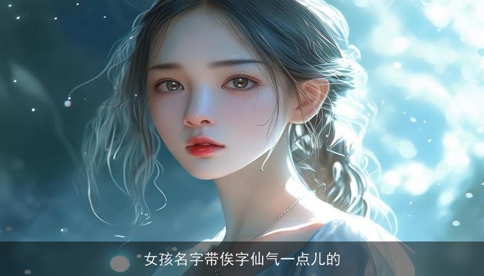 女孩名字带俟字仙气一点儿的