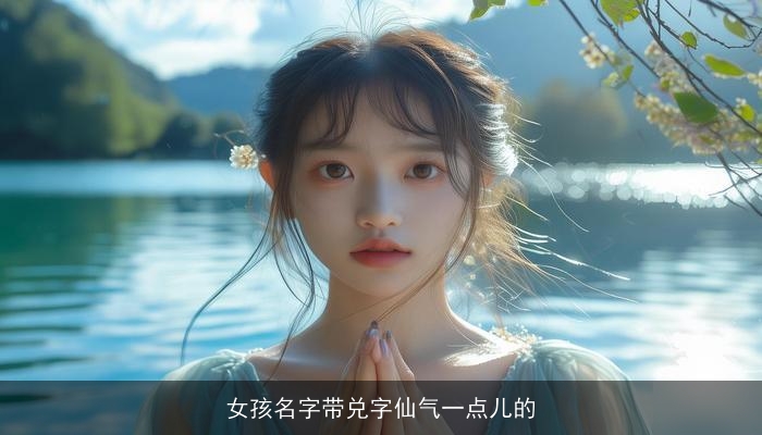 女孩名字带兑字仙气一点儿的