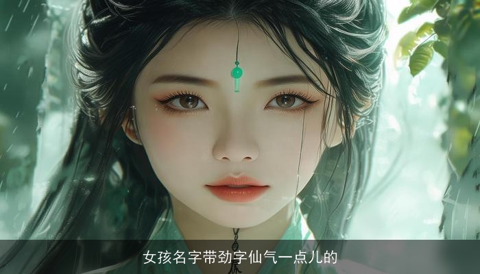 女孩名字带劲字仙气一点儿的