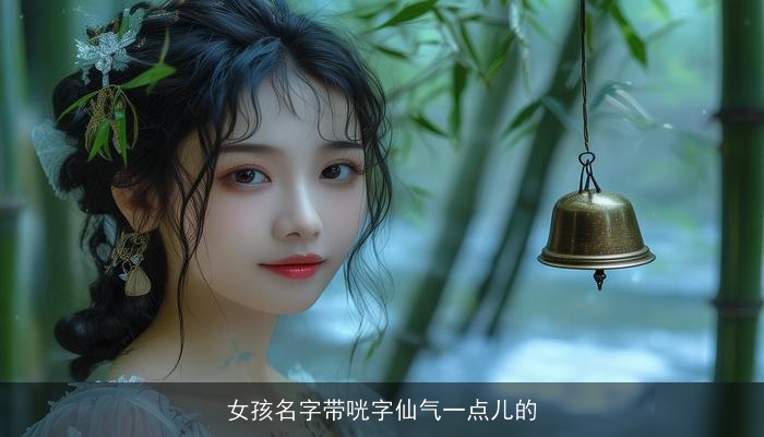 女孩名字带咣字仙气一点儿的