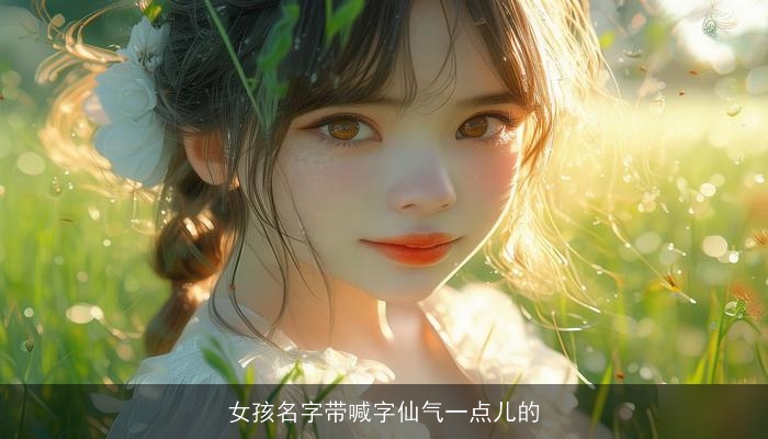 女孩名字带喊字仙气一点儿的