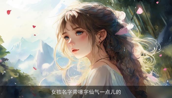 女孩名字带噻字仙气一点儿的