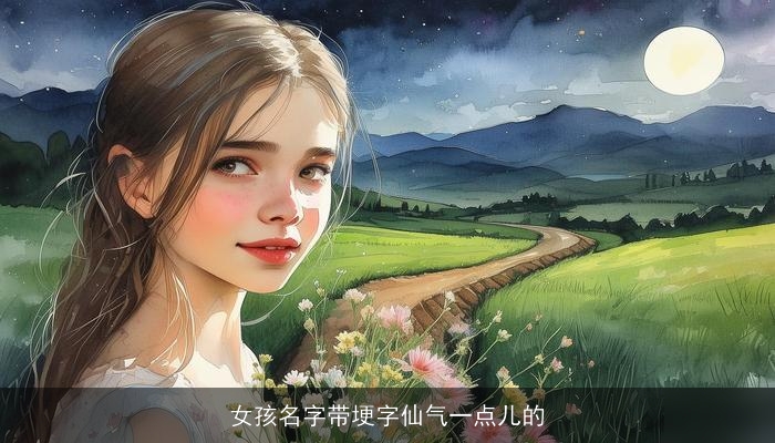 女孩名字带埂字仙气一点儿的