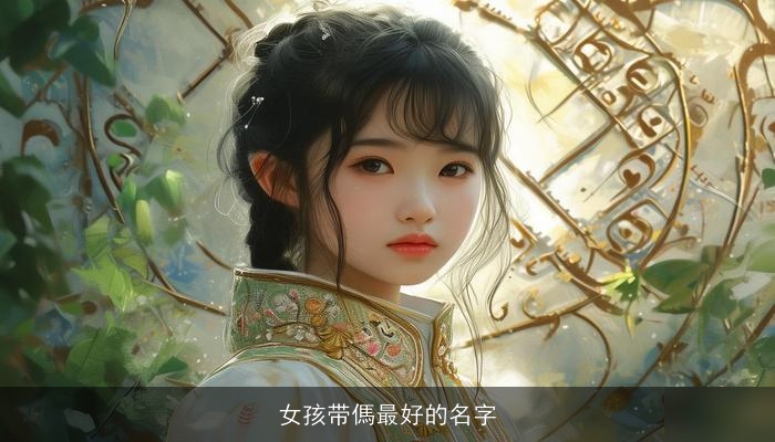 女孩带傌最好的名字