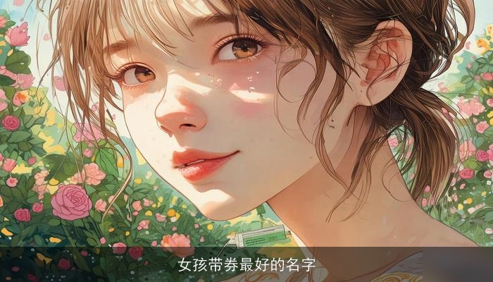 女孩带券最好的名字