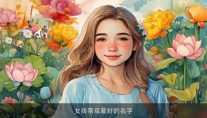 女孩带双最好的名字