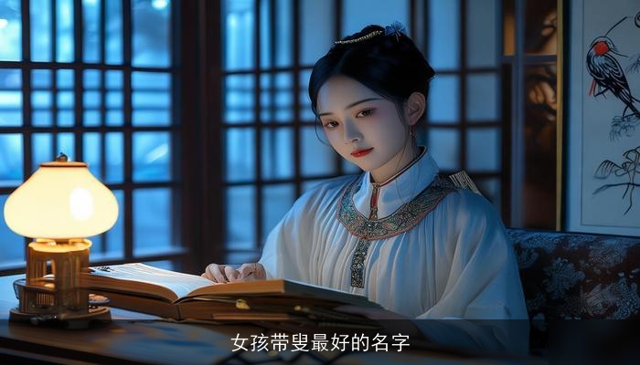 女孩带叟最好的名字