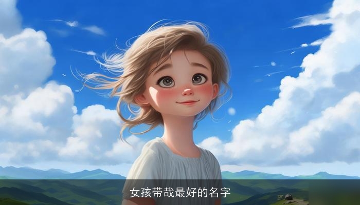 女孩带哉最好的名字