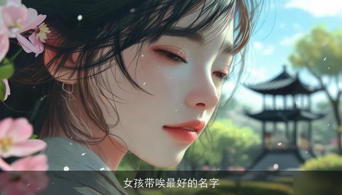 女孩带唉最好的名字