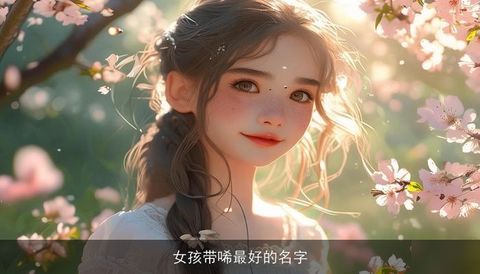 女孩带唏最好的名字