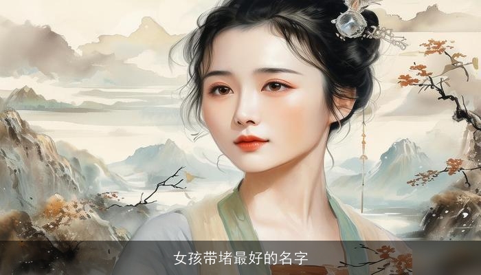 女孩带堵最好的名字