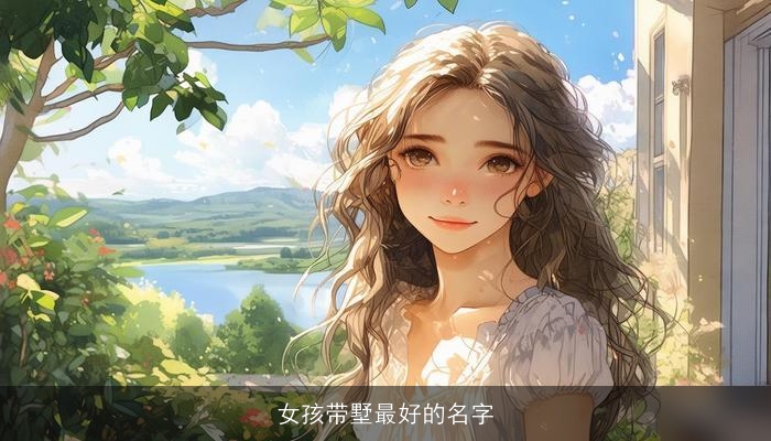 女孩带墅最好的名字