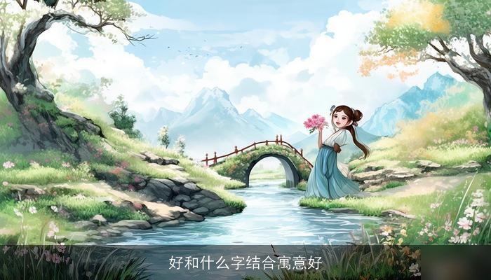 好和什么字结合寓意好