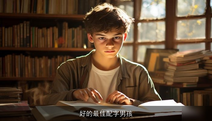 好的最佳配字男孩