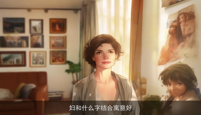 妇和什么字结合寓意好