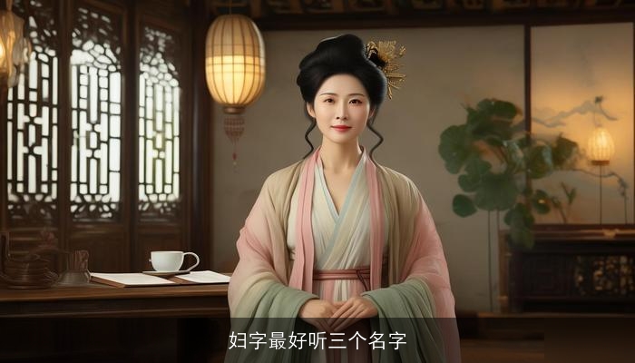 妇字最好听三个名字