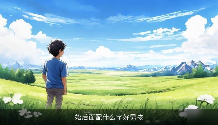 妐后面配什么字好男孩