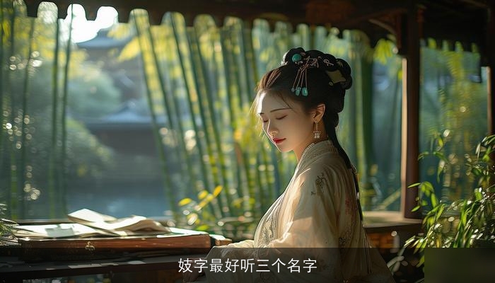 妓字最好听三个名字
