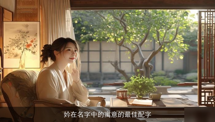 妗在名字中的寓意的最佳配字