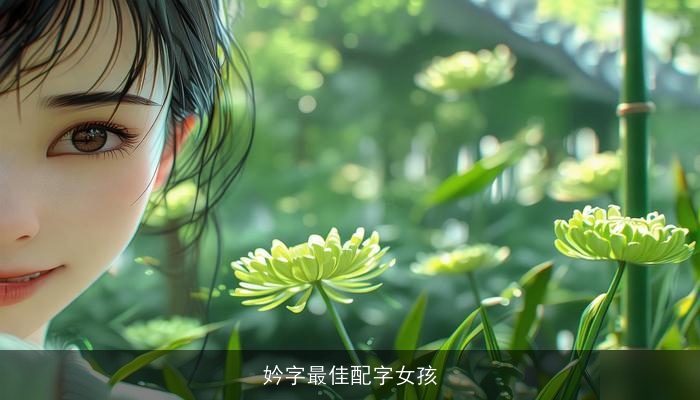 妗字最佳配字女孩
