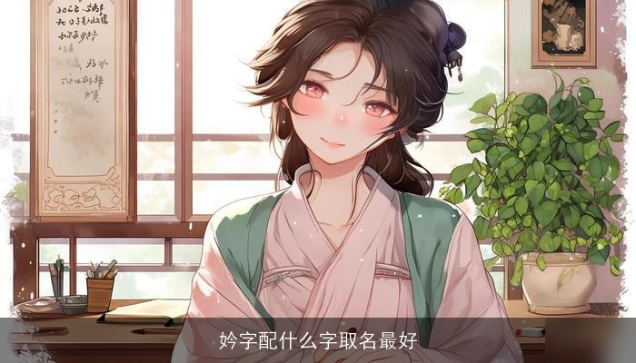 妗字配什么字取名最好