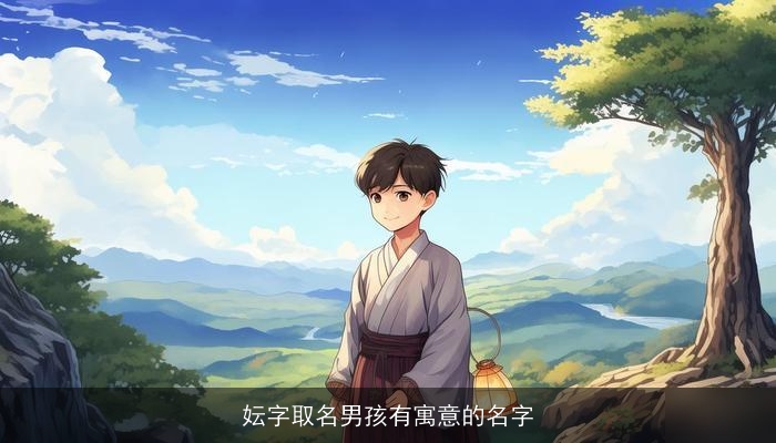 妘字取名男孩有寓意的名字