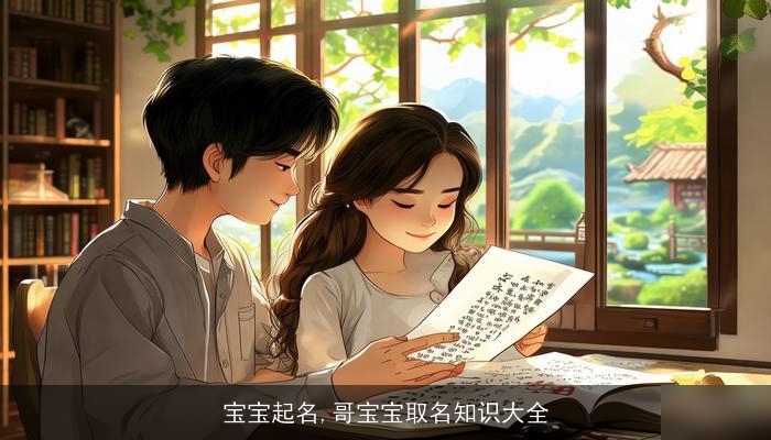 宝宝起名,哥宝宝取名知识大全